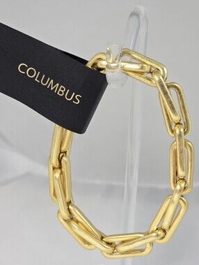 Columbus - Gold Link Chain Bracelet